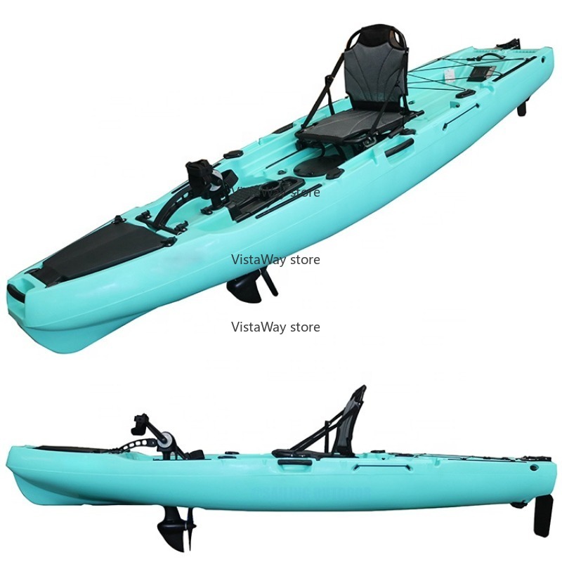 Fishing Kayak Pedal Drive - 10피트 1인용 플라스틱 페달 카약 해양