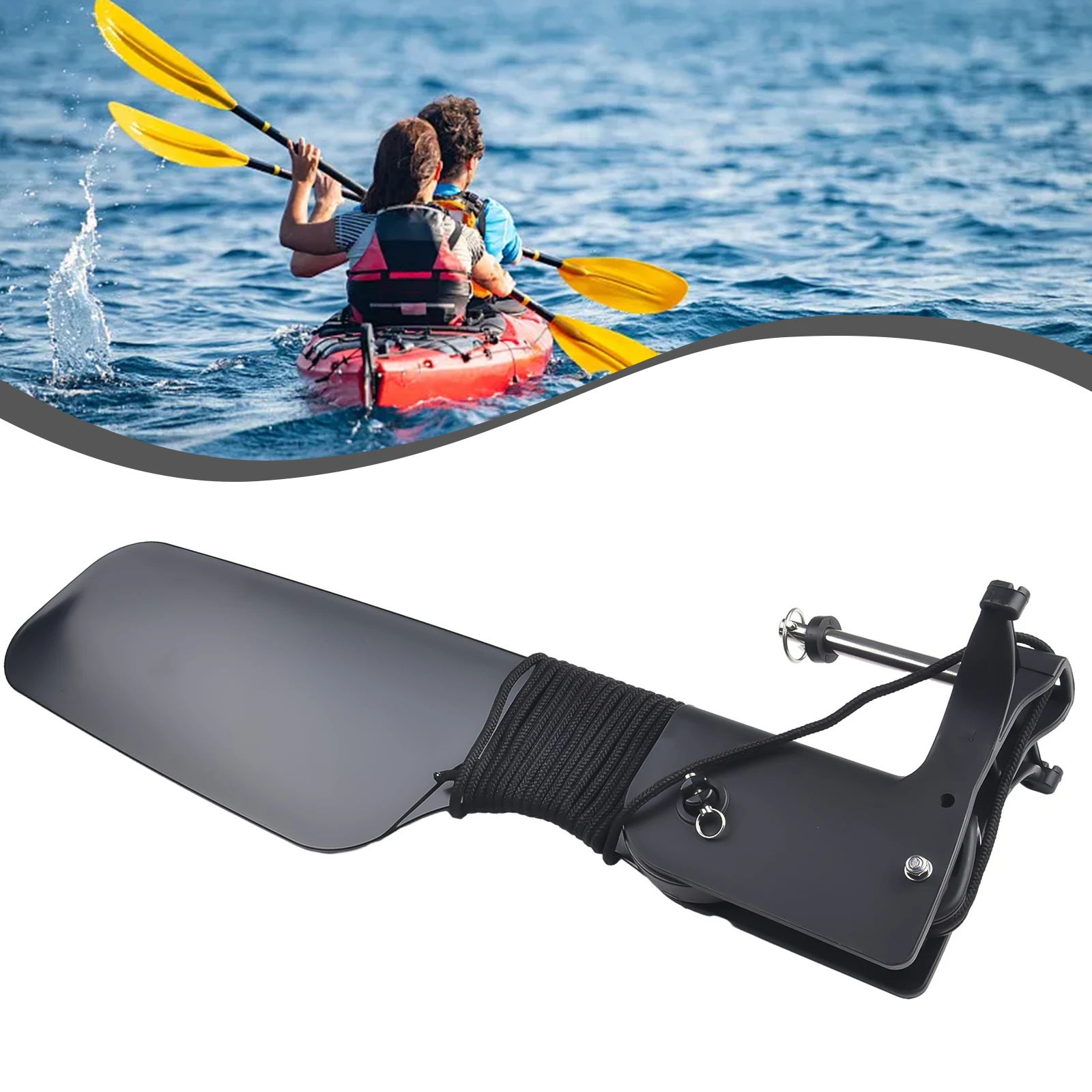 Fishing Kayak Cart - 카약용 빅 테일 러더, 풀리 포함,
