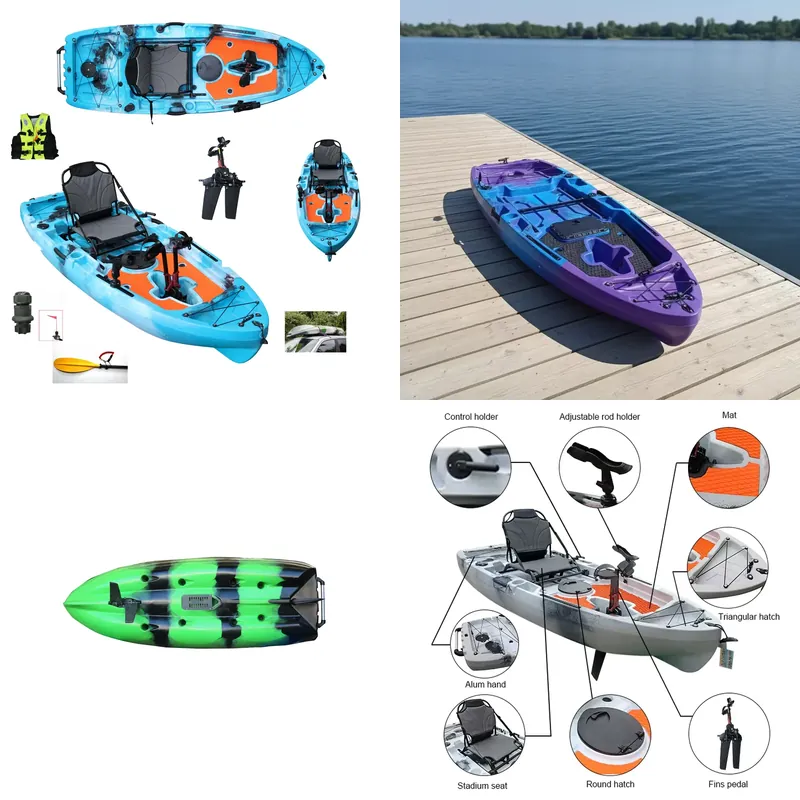 바이킹 오션 싱글 시트온탑 HDPE 플라스틱 선체 플랩 - Fishing Kayak Pedal Drive 리뷰 및 가격